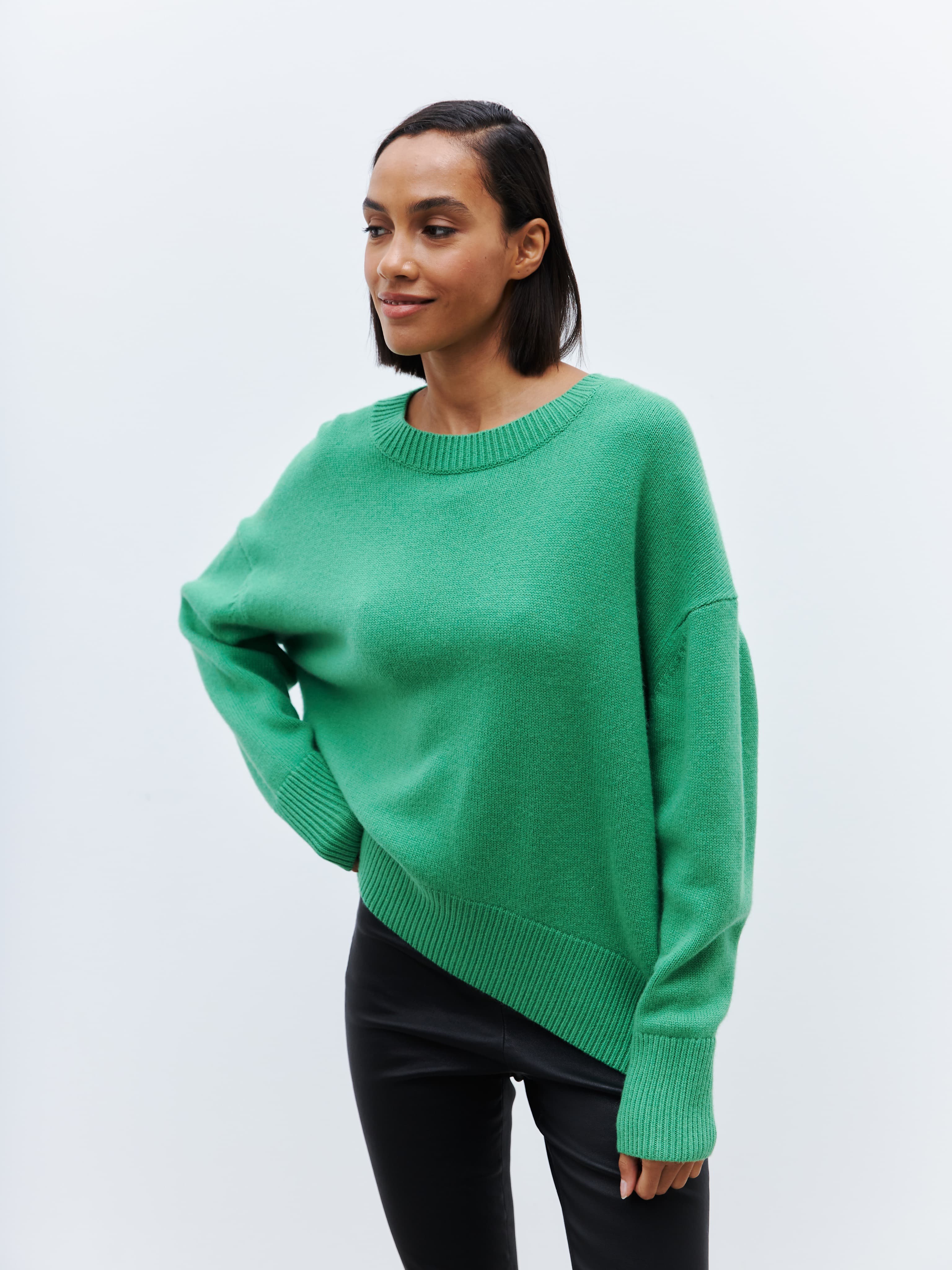 Green pullovers on sale